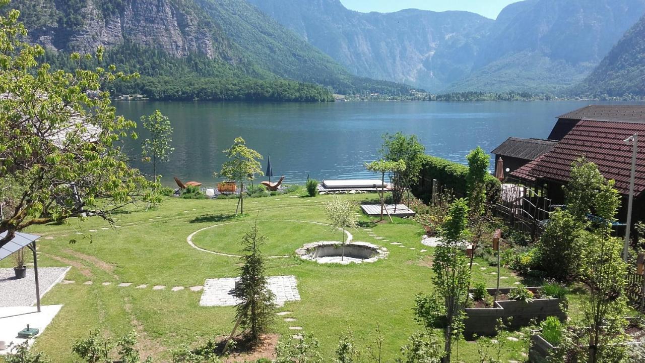 Glueck Am See - Apartment Mit Seezugang Hallstatt Exterior foto