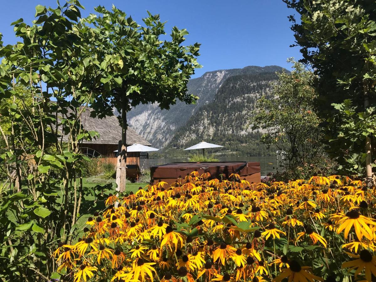 Glueck Am See - Apartment Mit Seezugang Hallstatt Exterior foto